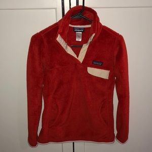 Patagonia Fleece pullover Red